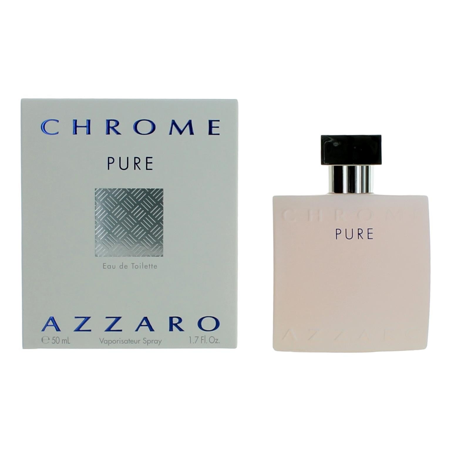 Bottle of Azzaro Chrome Pure, 1.7 oz 